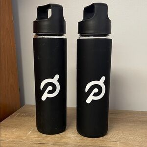 Peloton Black Insulated Bottles